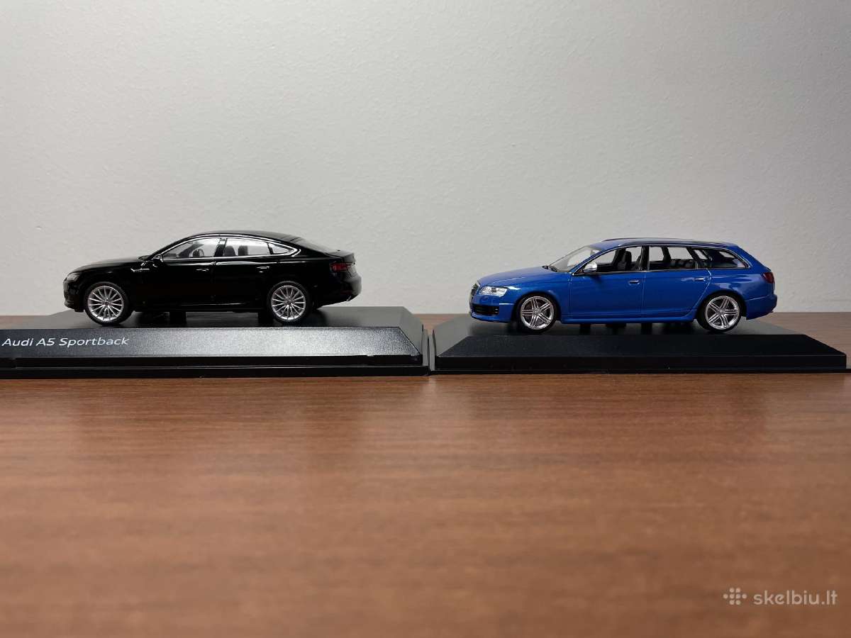Parduodu Audi A5 ir Rs6 Avant 1/43 modeliukus - nuotraukos Nr. 2