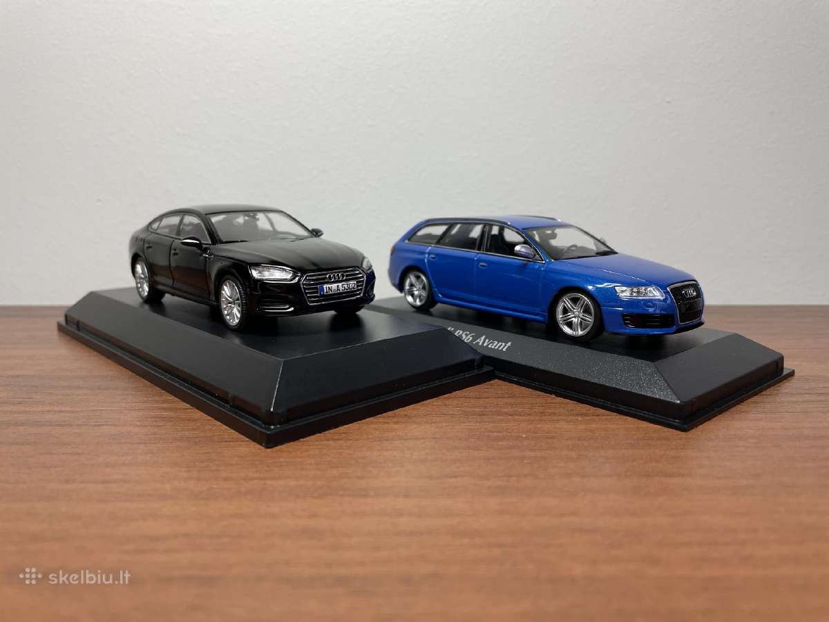 Parduodu Audi A5 ir Rs6 Avant 1/43 modeliukus - nuotraukos Nr. 8