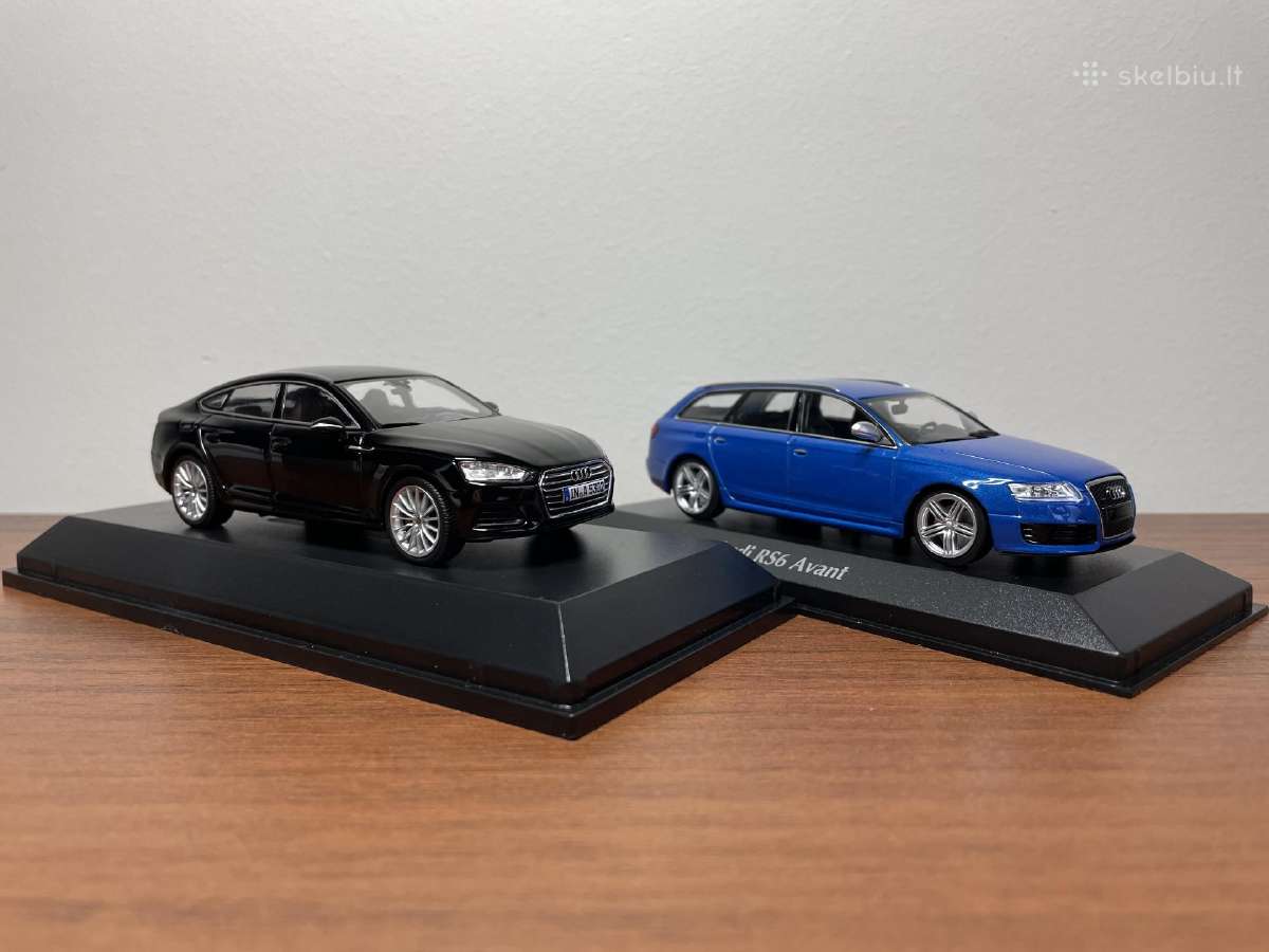Parduodu Audi A5 ir Rs6 Avant 1/43 modeliukus - nuotraukos Nr. 9