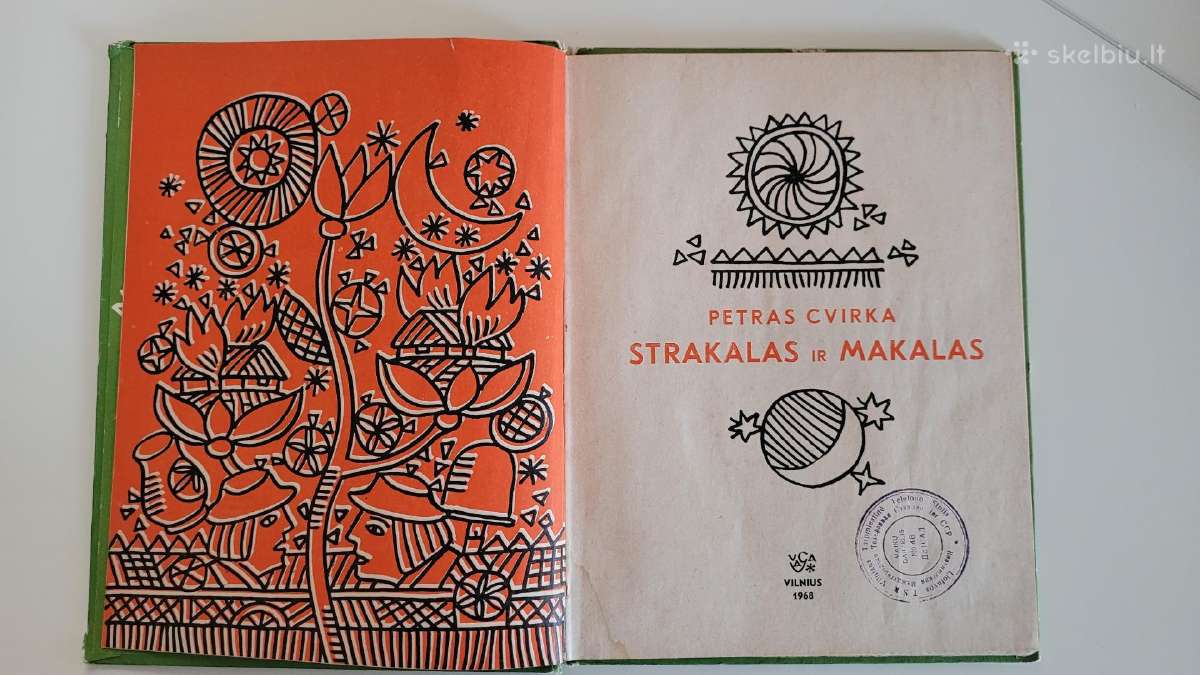 Knyga P.cvirka Strakalas ir Makalas