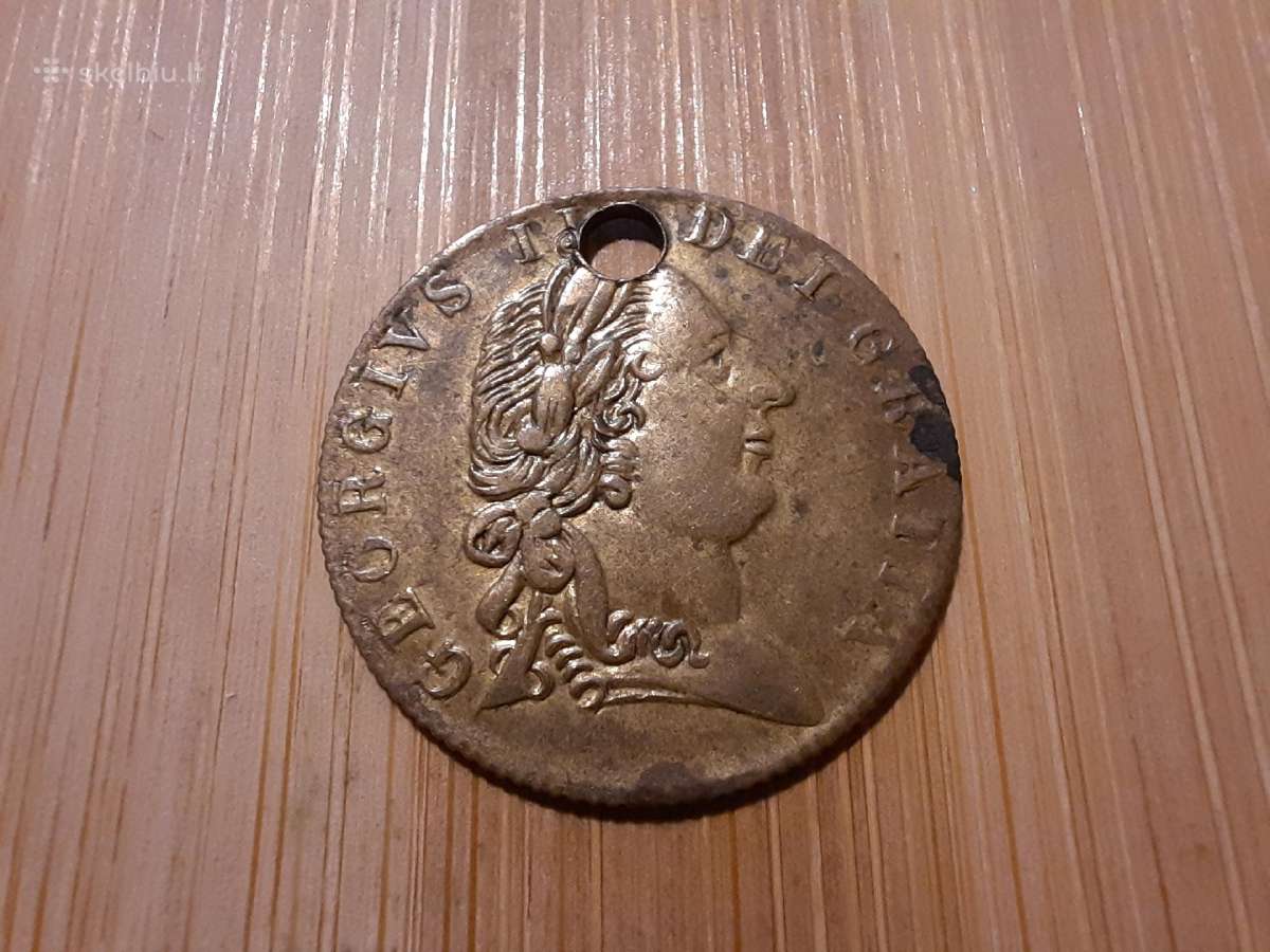 George III 1790 žetonas - Didžioji Britanija
