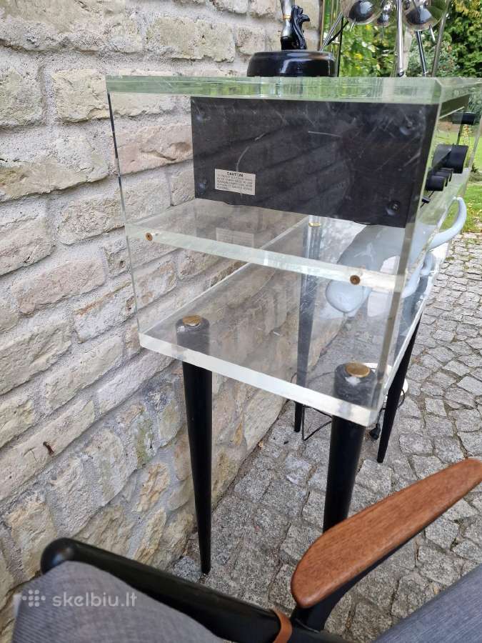 Vintažinė mid century modern poliakrilo konsolė - nuotraukos Nr. 12