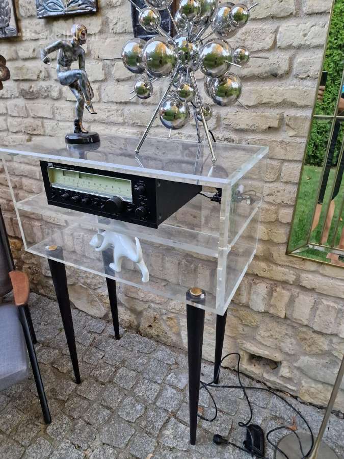 Vintažinė mid century modern poliakrilo konsolė - nuotraukos Nr. 26