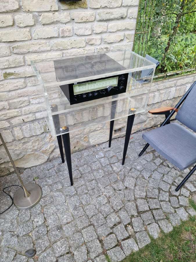 Vintažinė mid century modern poliakrilo konsolė - nuotraukos Nr. 36