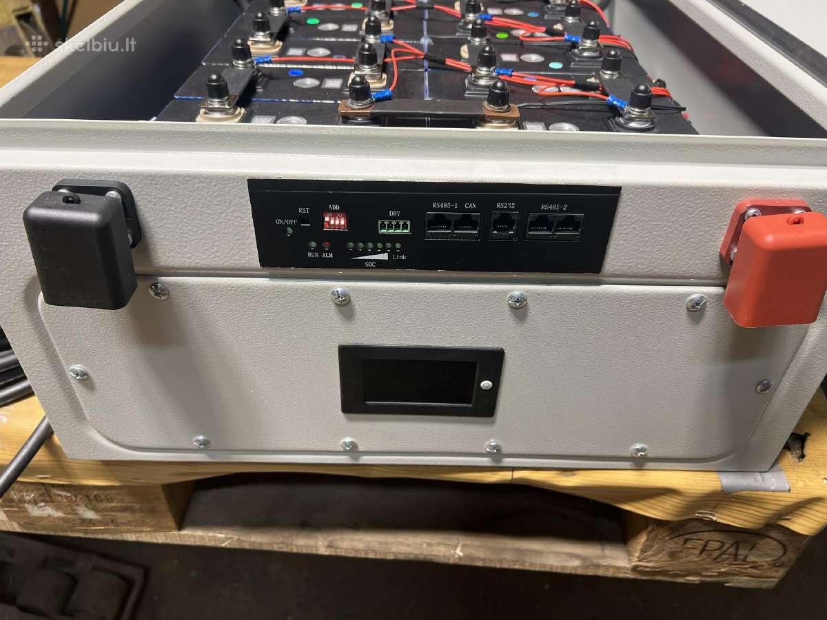 Lifepo4 48v 15kwh baterija akumuliatorius