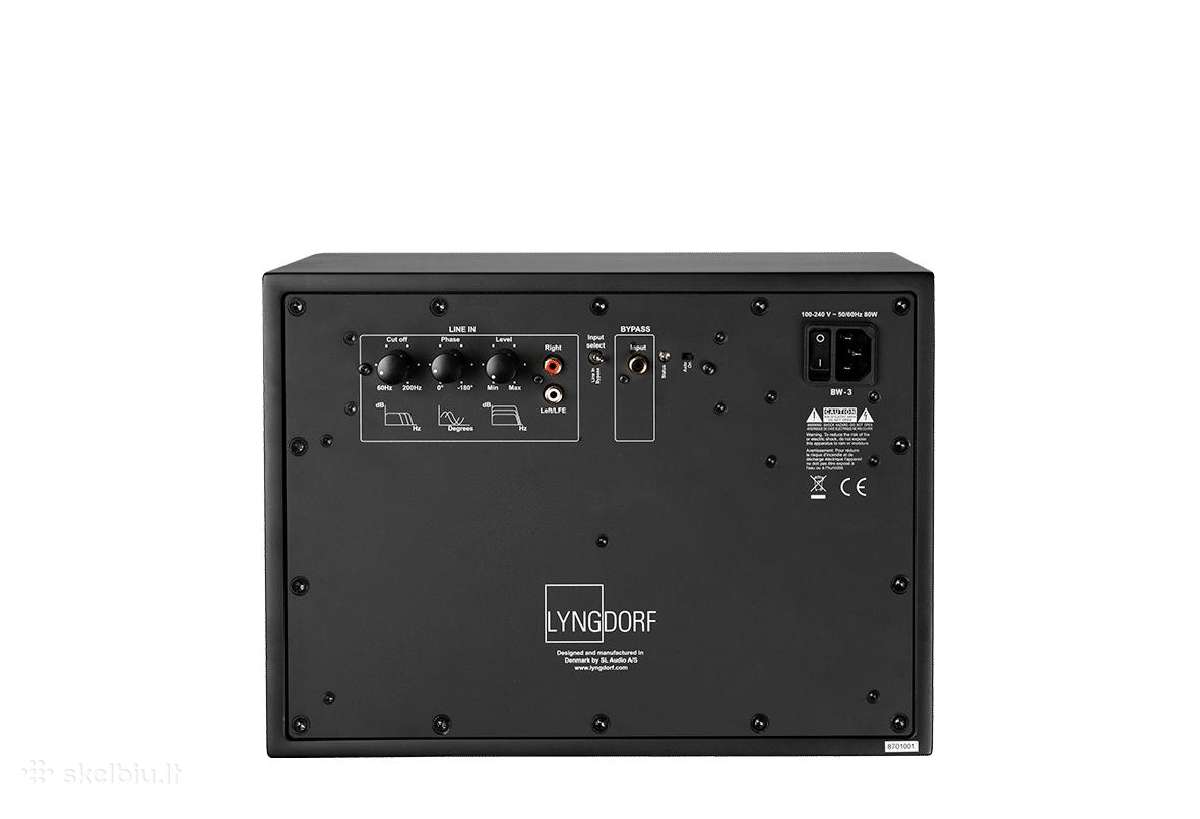 Garso kolonėlė Lyngdorf Bw-3, Matte Black - nuotraukos Nr. 3