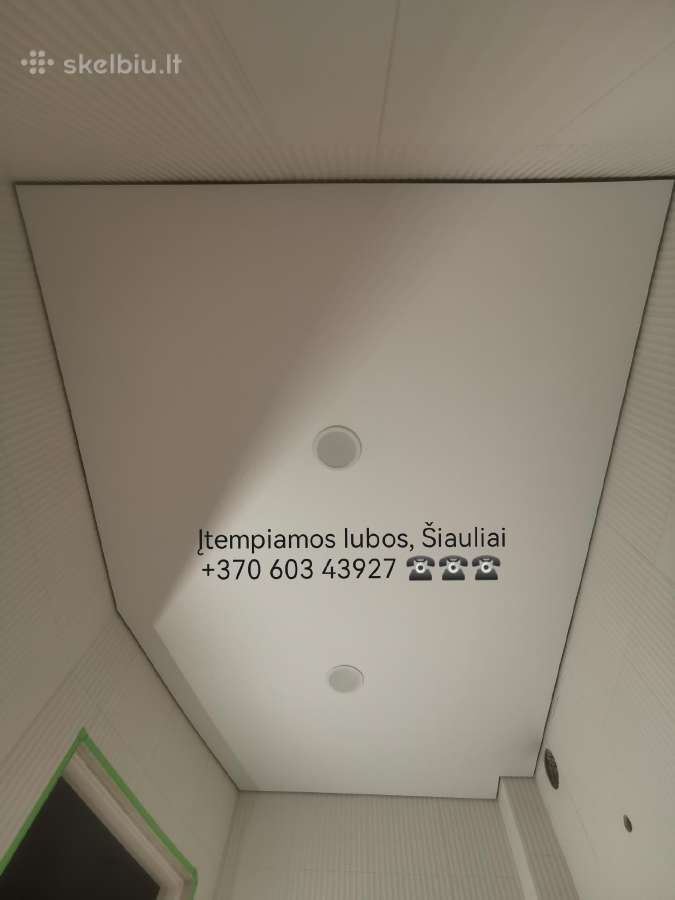 Įtempiamos lubos Šiauliai - nuotraukos Nr. 27