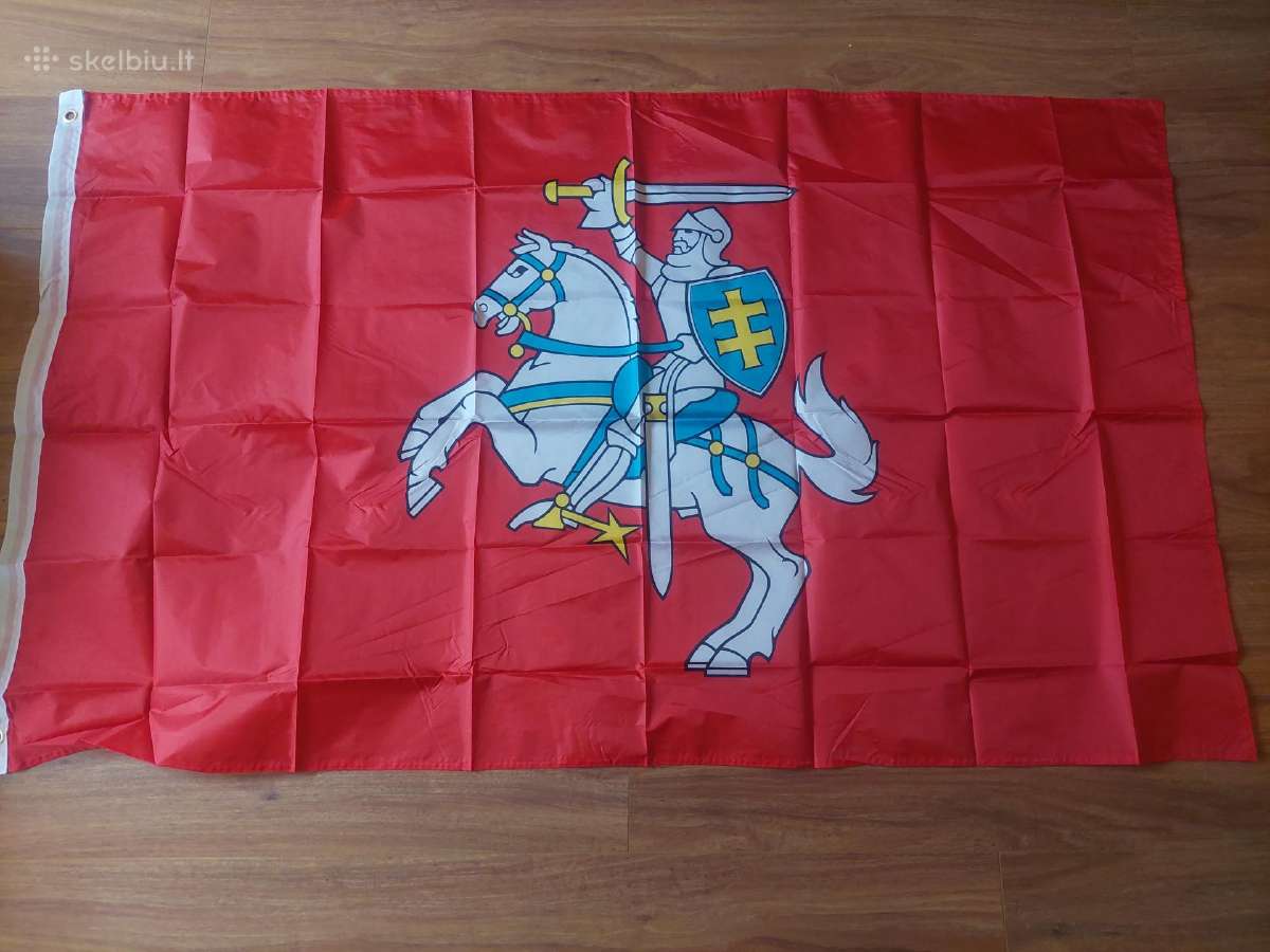 Lietuvos veliavos trispalve ir Vytis