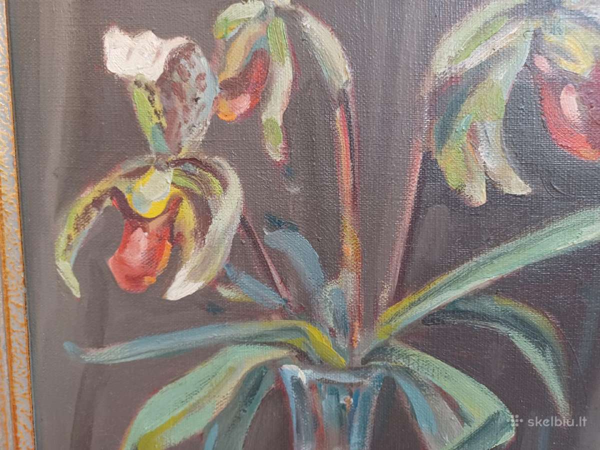 Paveikslas su orchidėja - nuotraukos Nr. 3