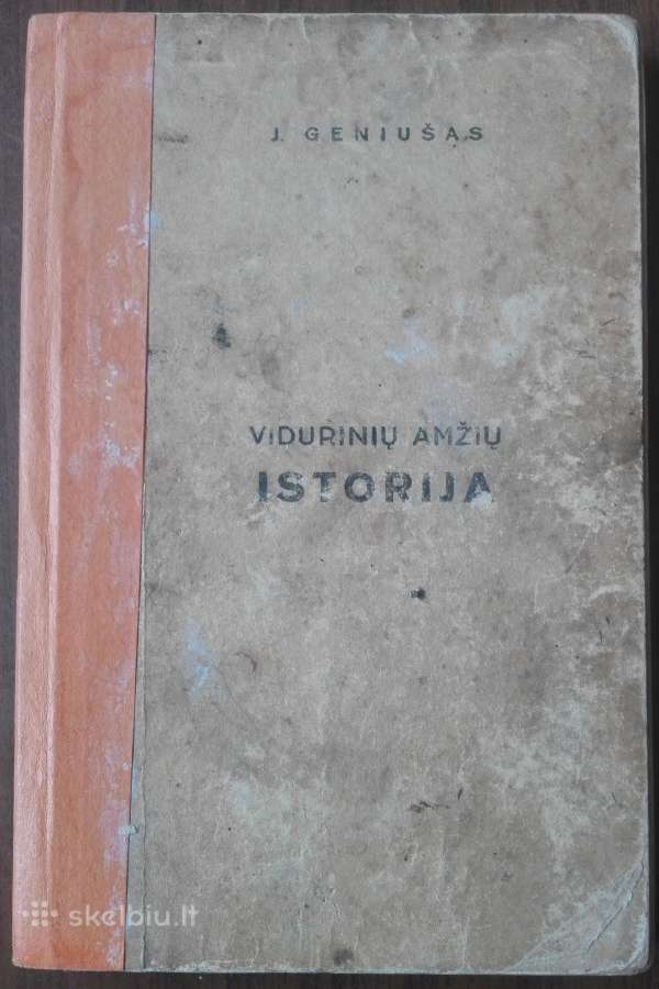 1842. Vidurinių Amžių Istorija J. Geniušas
