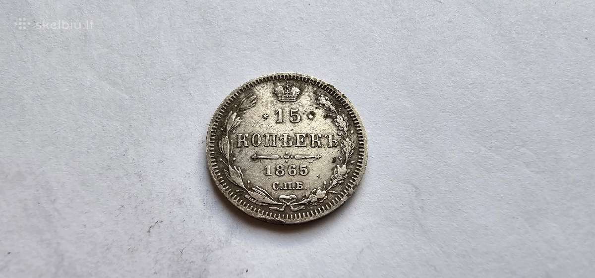 1865 15 kapeiku