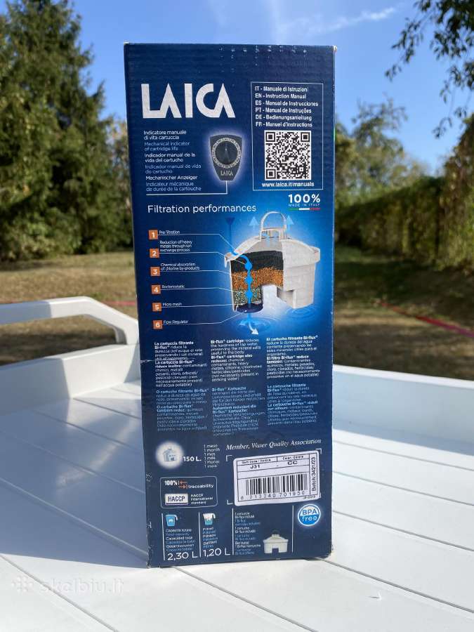 Naujas vandens filtras Laica Stream 3000 - 2.3l - nuotraukos Nr. 3