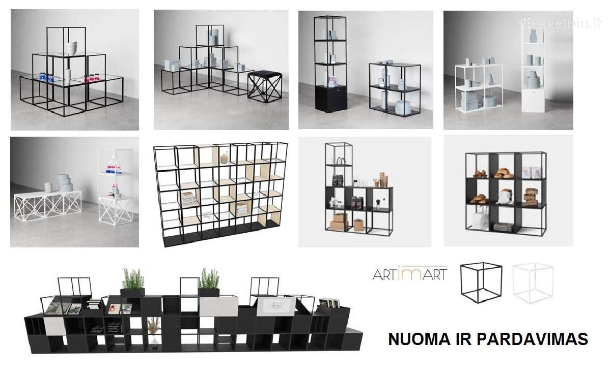 Prekybinių baldų nuoma šventinėms, mugėms