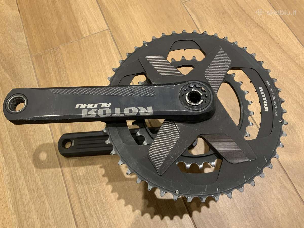 48/32 Rotor Aldhu Cranks 172.5mm, 30mm axle - nuotraukos Nr. 5
