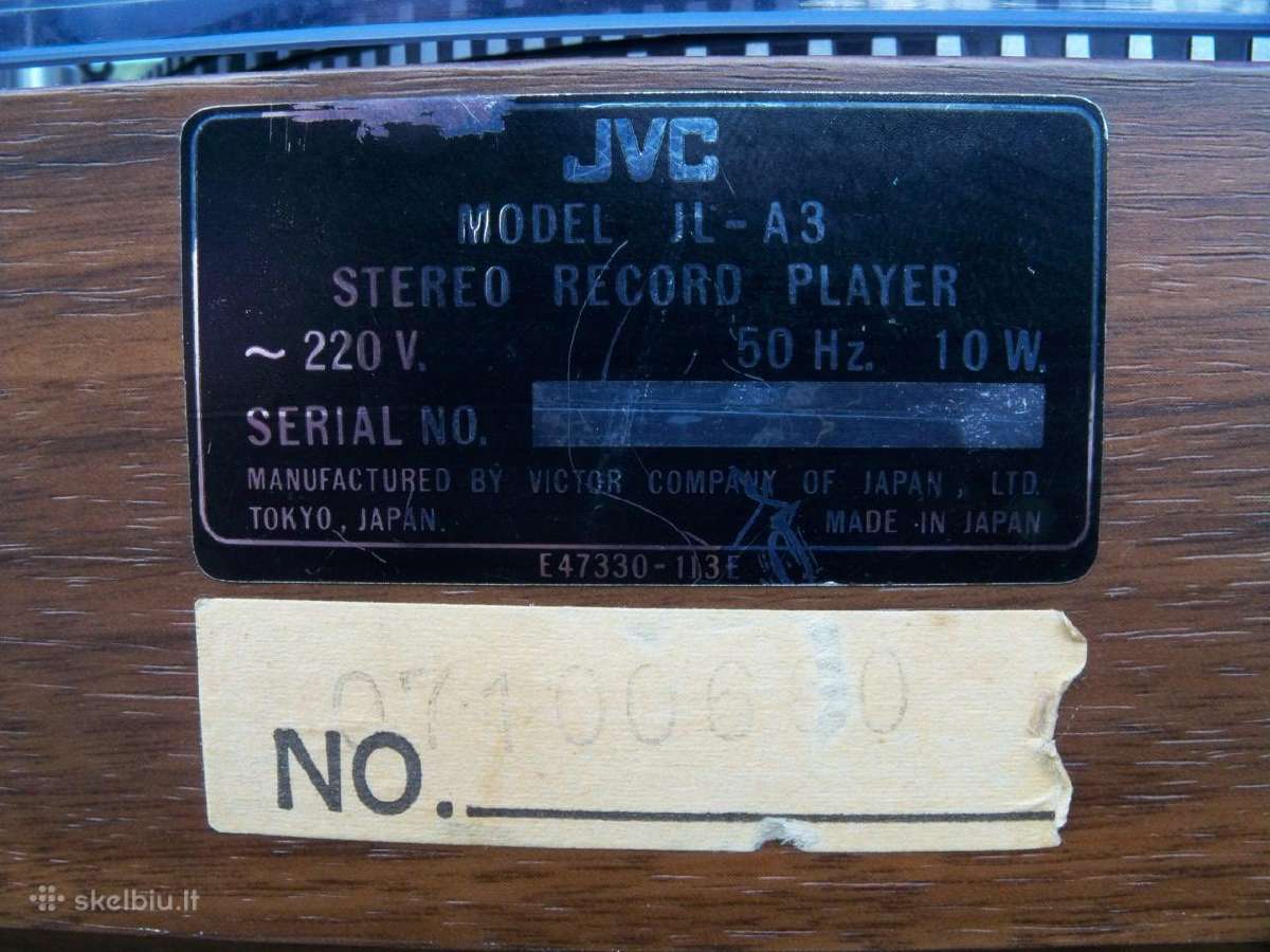 Samyo. Technfcs Sl2000. JVC. Kenwood. Dual 621,704 - nuotraukos Nr. 21