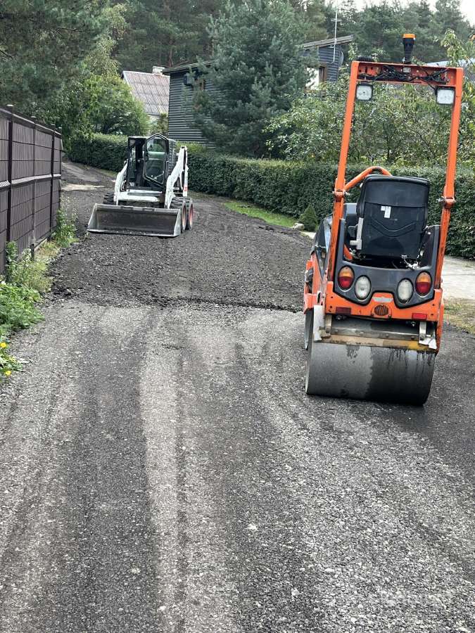 Frezuotas asfaltas keliu taisymas pagrindu ruosima - nuotraukos Nr. 25