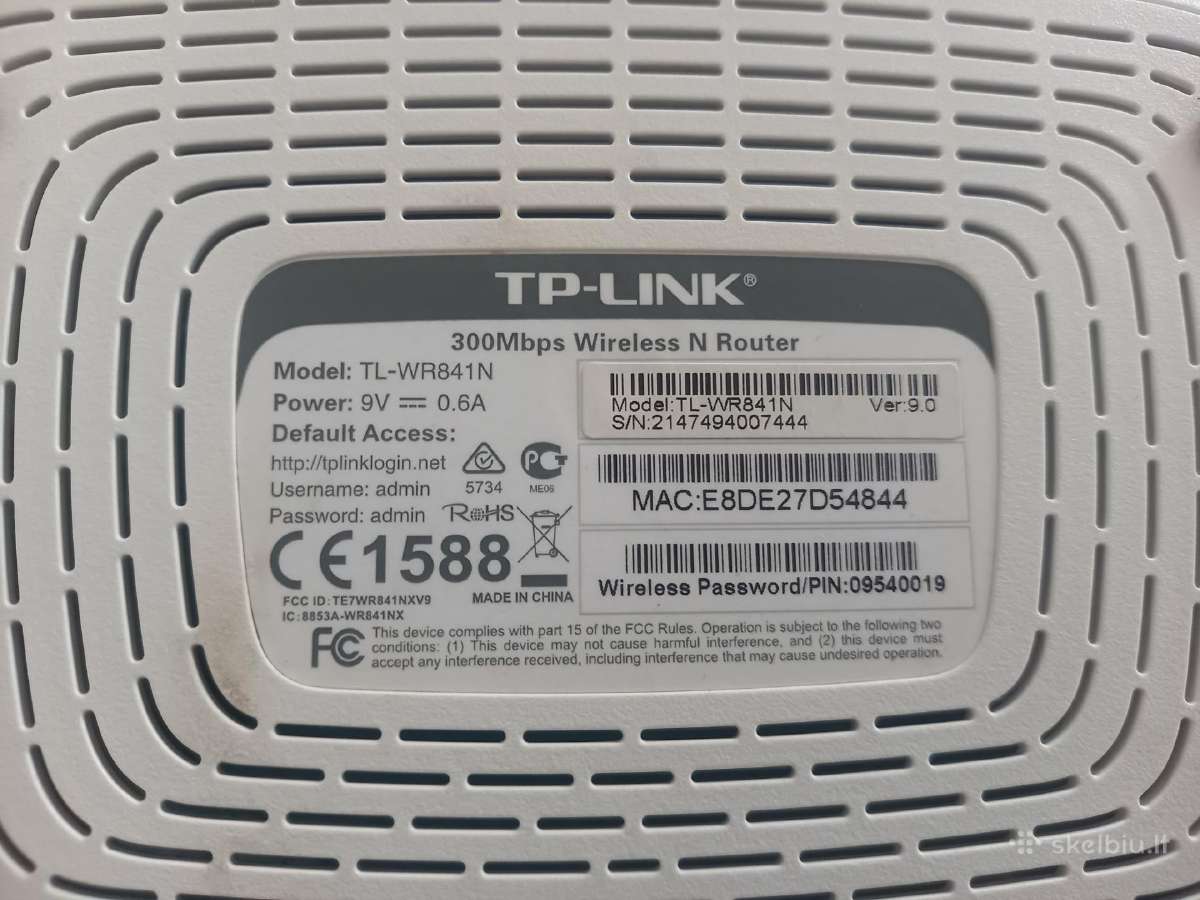 Maršrutizatorius Tp Link 300 Mbs - nuotraukos Nr. 3