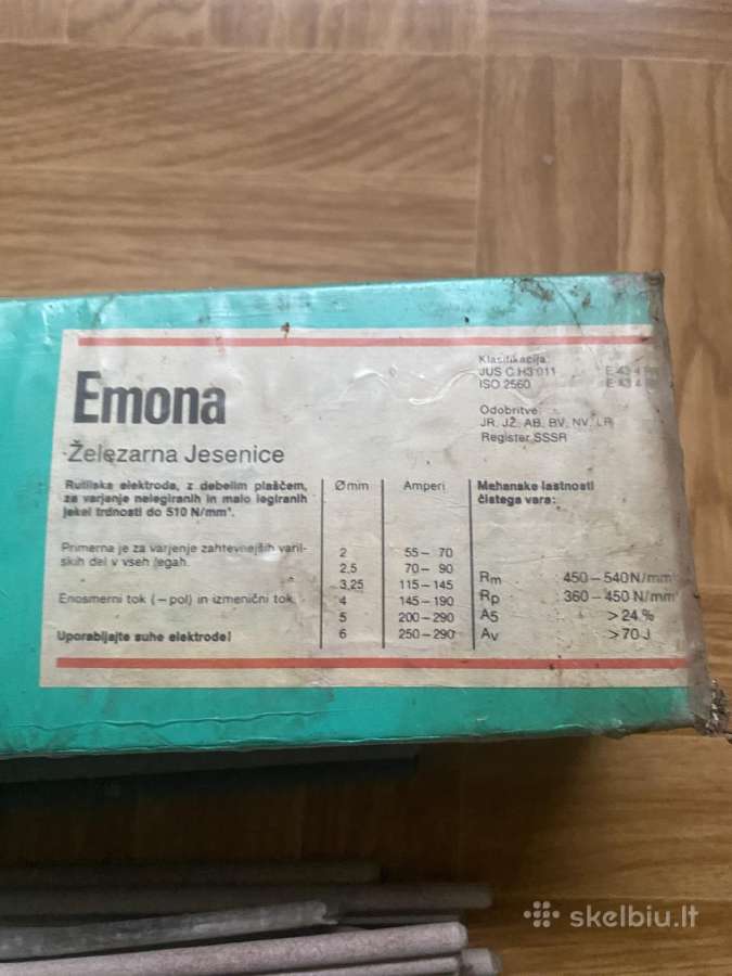 Parduodami elektrodai virinimui - nuotraukos Nr. 2