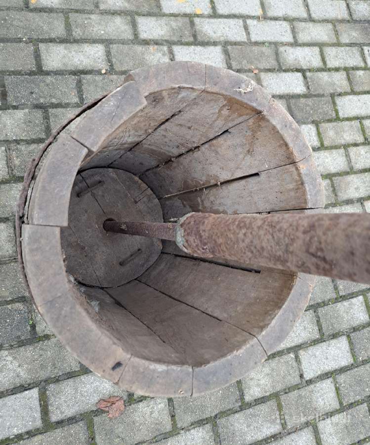 Sunki, senovinė bačkutė kažkam. - nuotraukos Nr. 3