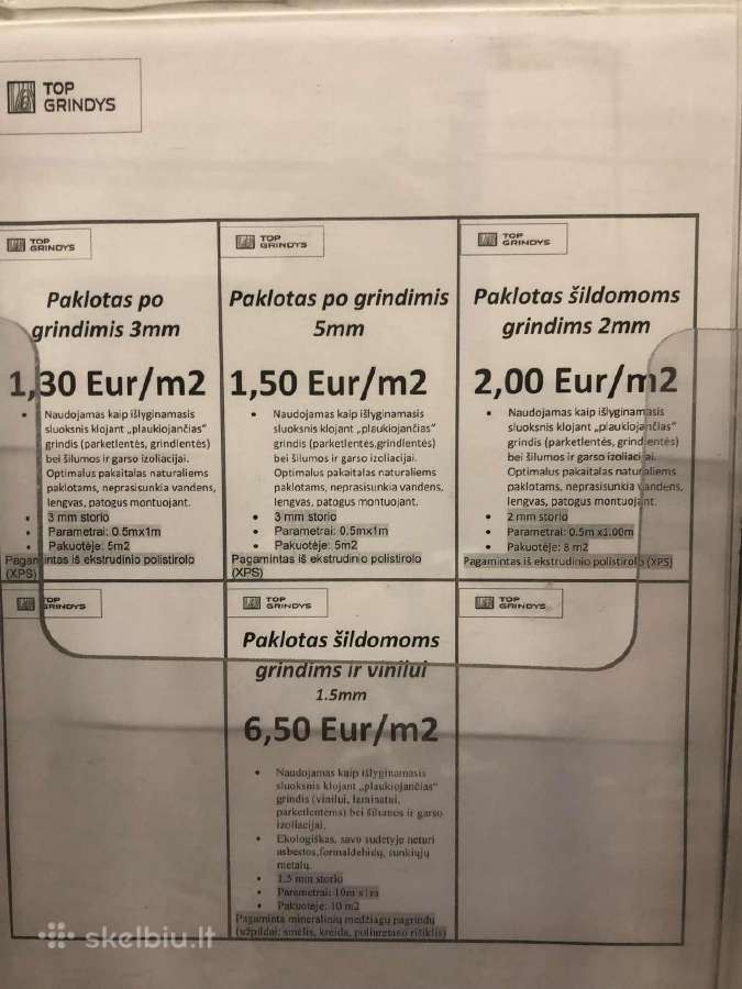 Classen laminatas, vinilas Išpardavimas iki -70% - nuotraukos Nr. 18