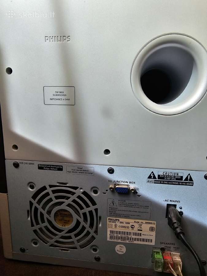 Namu Kinas 7.1 Philips Hts9800w - nuotraukos Nr. 5