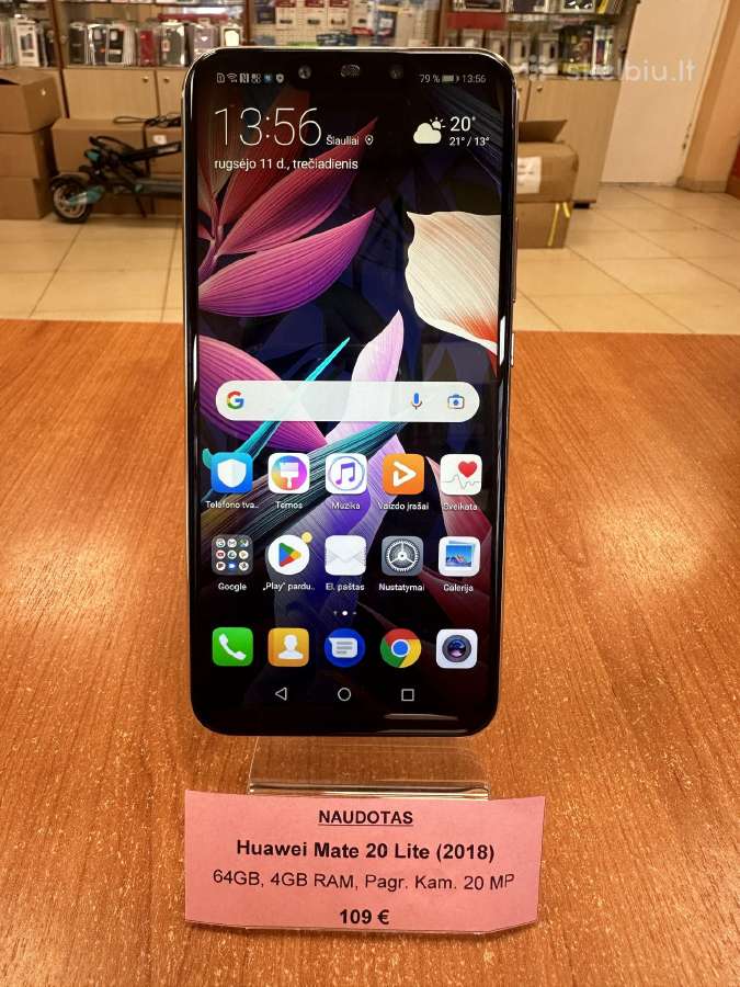 Huawei Mate 20 Lite 64 GB (naudotas) - Skelbiu.lt