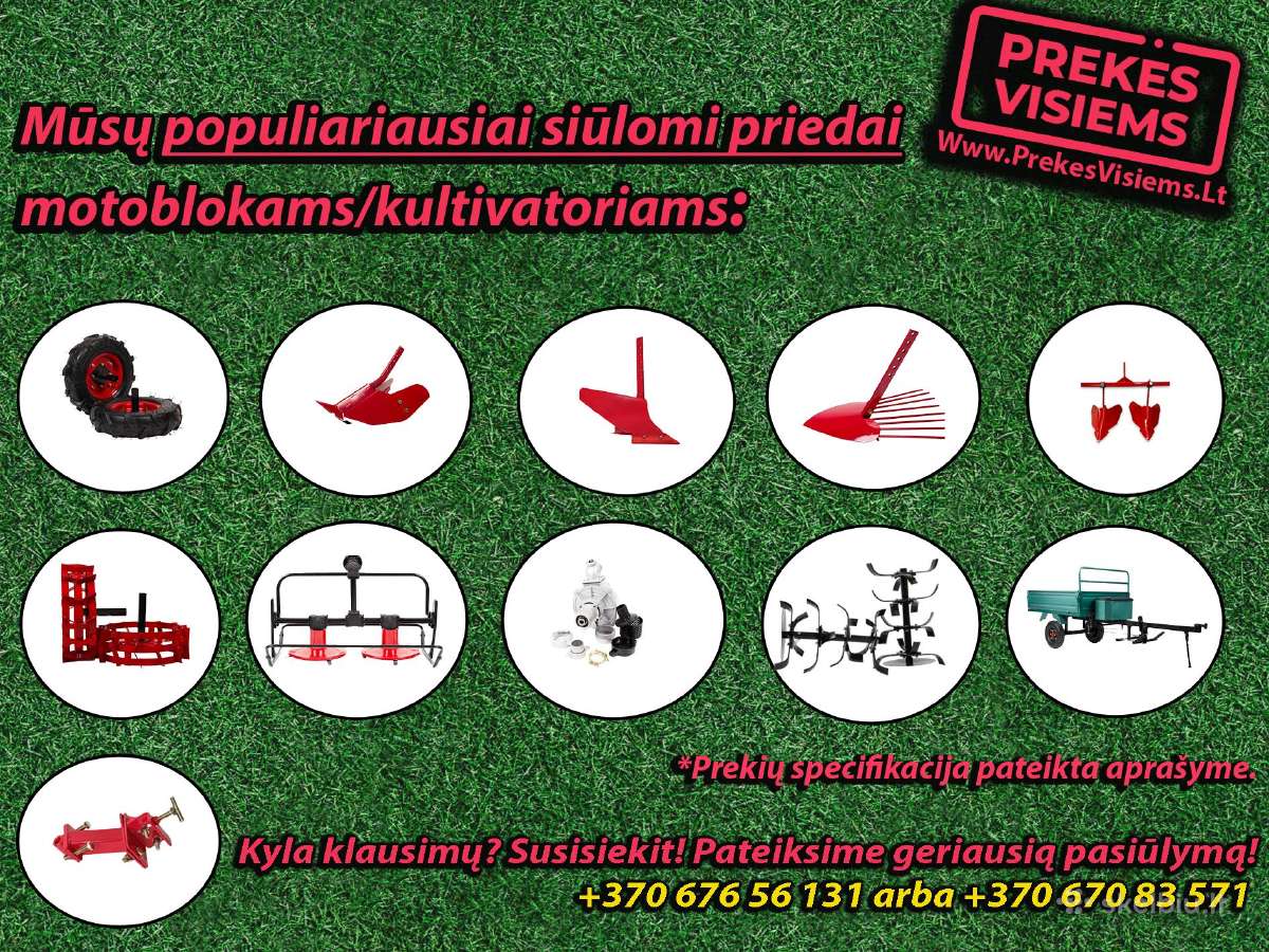 Motoblokai, kultivatoriai Pigiau nerasite 100%! - nuotraukos Nr. 3
