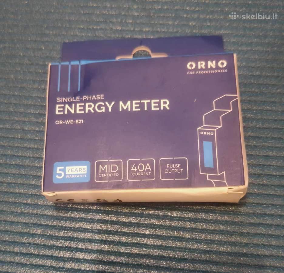 Vienfazis modulinis elektros skaitiklis