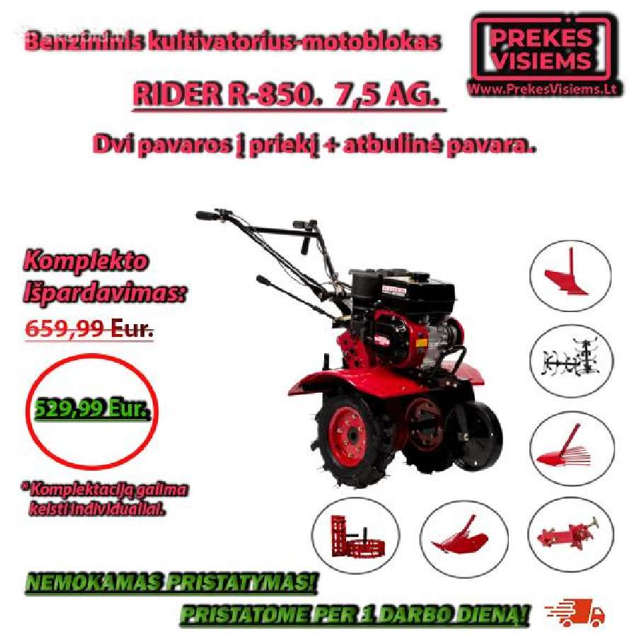 Motoblokai, kultivatoriai Pigiau nerasite 100%! - nuotraukos Nr. 5