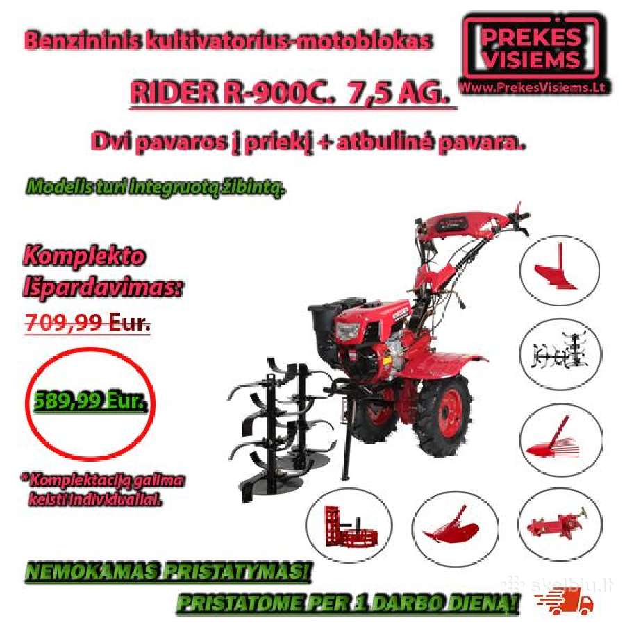 Motoblokai, kultivatoriai Pigiau nerasite 100%! - nuotraukos Nr. 8