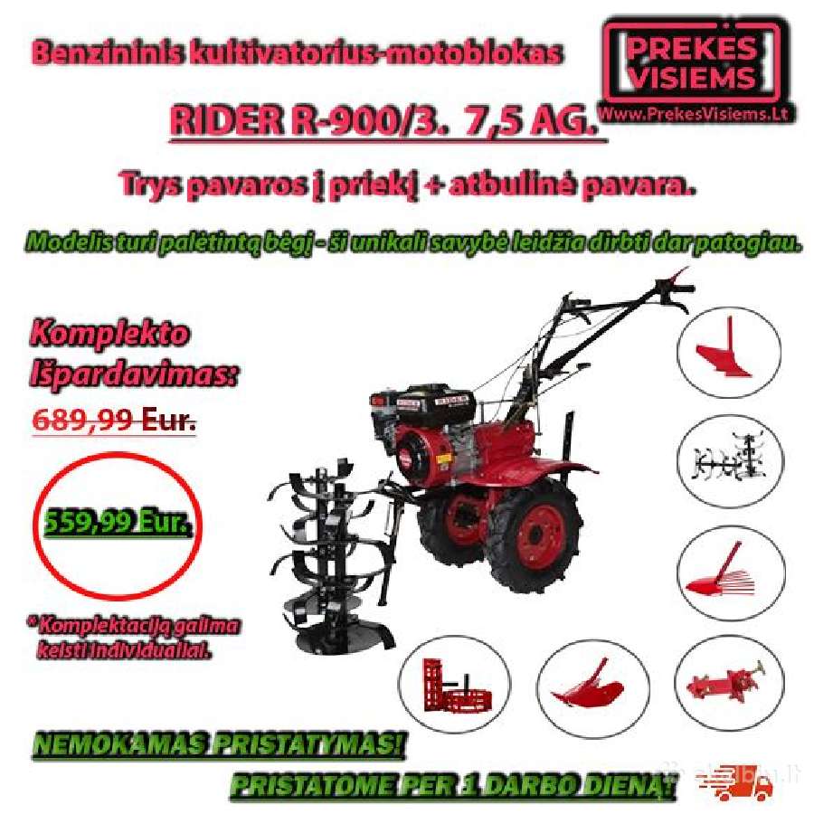Motoblokai, kultivatoriai Pigiau nerasite 100%! - nuotraukos Nr. 7