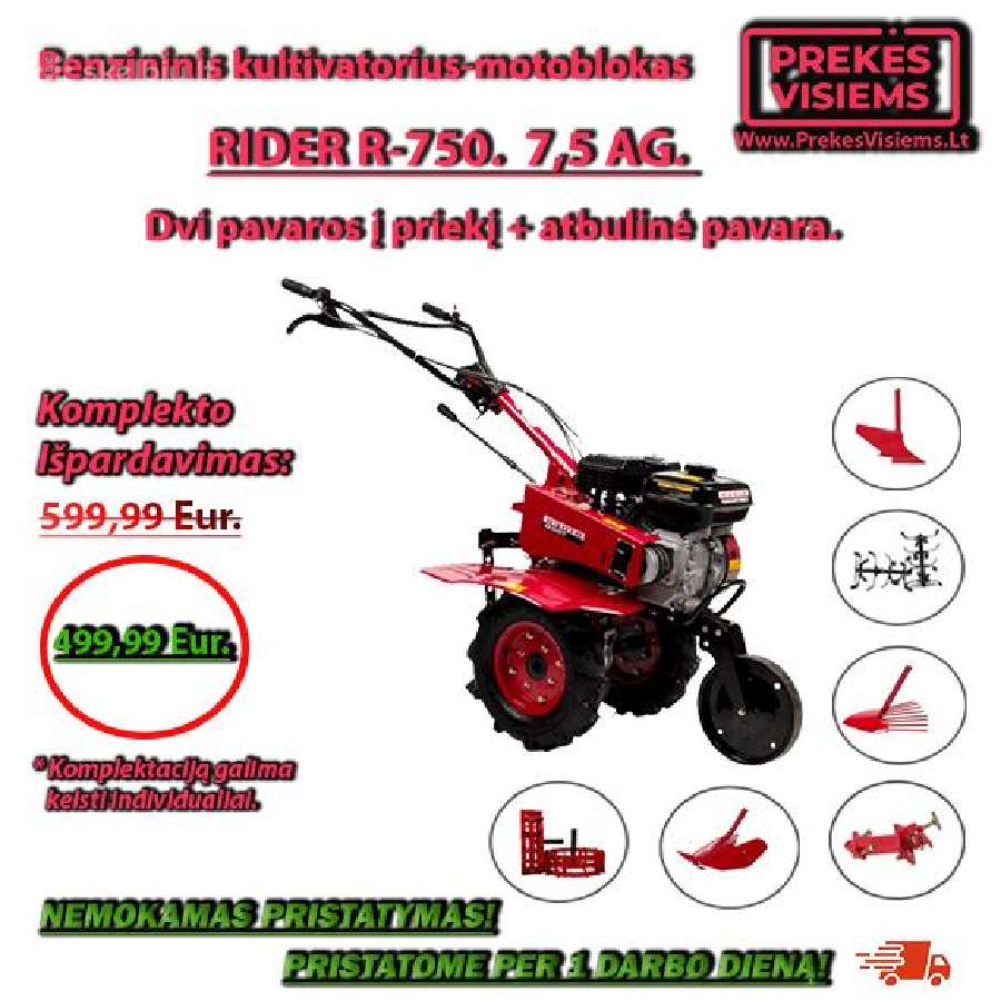 Motoblokai, kultivatoriai Pigiau nerasite 100%! - nuotraukos Nr. 4