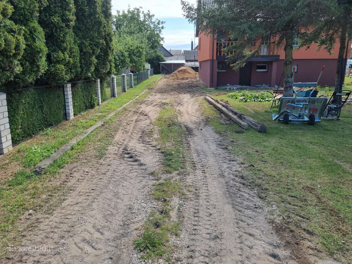 12€ kv trinkelių klojimas pagrindu ruosimas - nuotraukos Nr. 9
