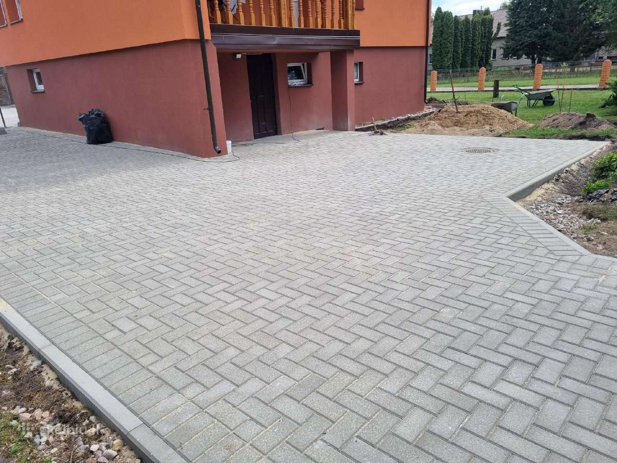 12€ kv trinkelių klojimas pagrindu ruosimas - nuotraukos Nr. 11