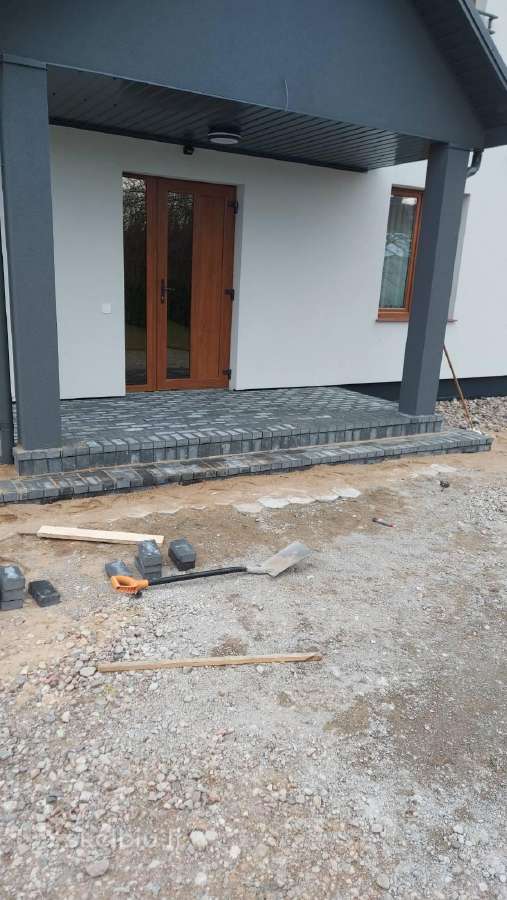 12€ kv trinkelių klojimas pagrindu ruosimas - nuotraukos Nr. 24