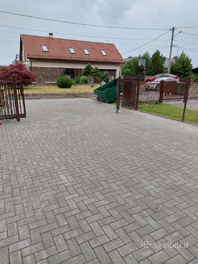 12€ kv trinkelių klojimas pagrindu ruosimas - nuotraukos Nr. 27