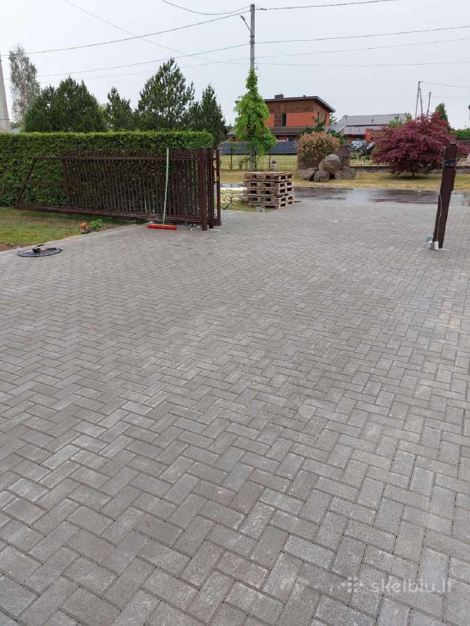 12€ kv trinkelių klojimas pagrindu ruosimas - nuotraukos Nr. 29