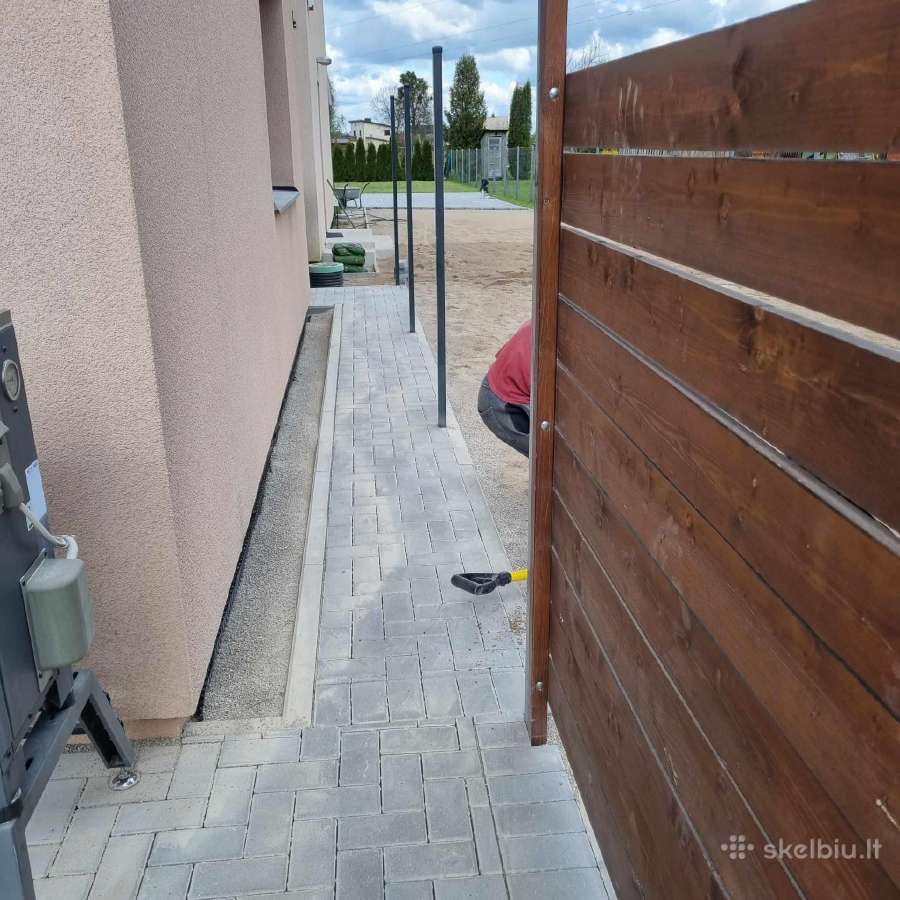 12€ kv trinkelių klojimas pagrindu ruosimas - nuotraukos Nr. 30