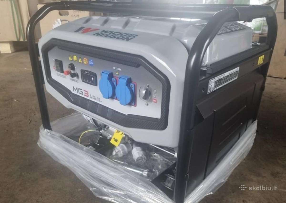 Generatorius 3 Kva Wasker Neuson