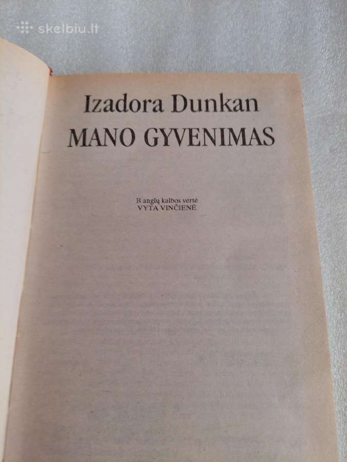 Izadora Dunkan. Mano gyvenimas - nuotraukos Nr. 2
