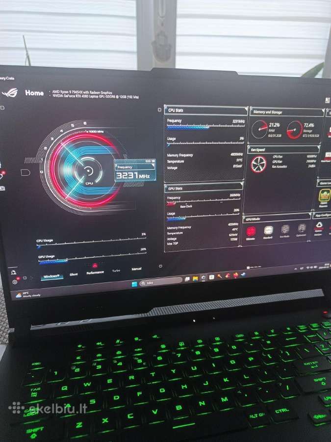 Parduodu Asus Rog strix 4080rtx - nuotraukos Nr. 6