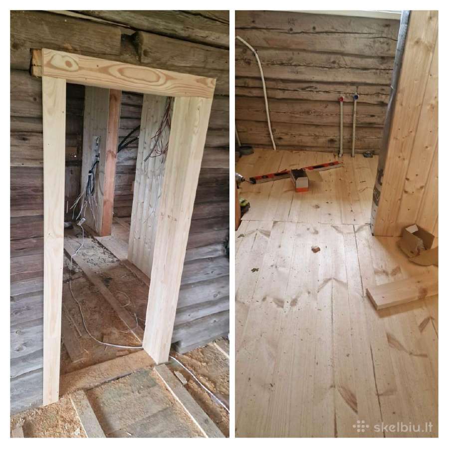 Senų rąstinių namų rekonstrukcija - nuotraukos Nr. 33