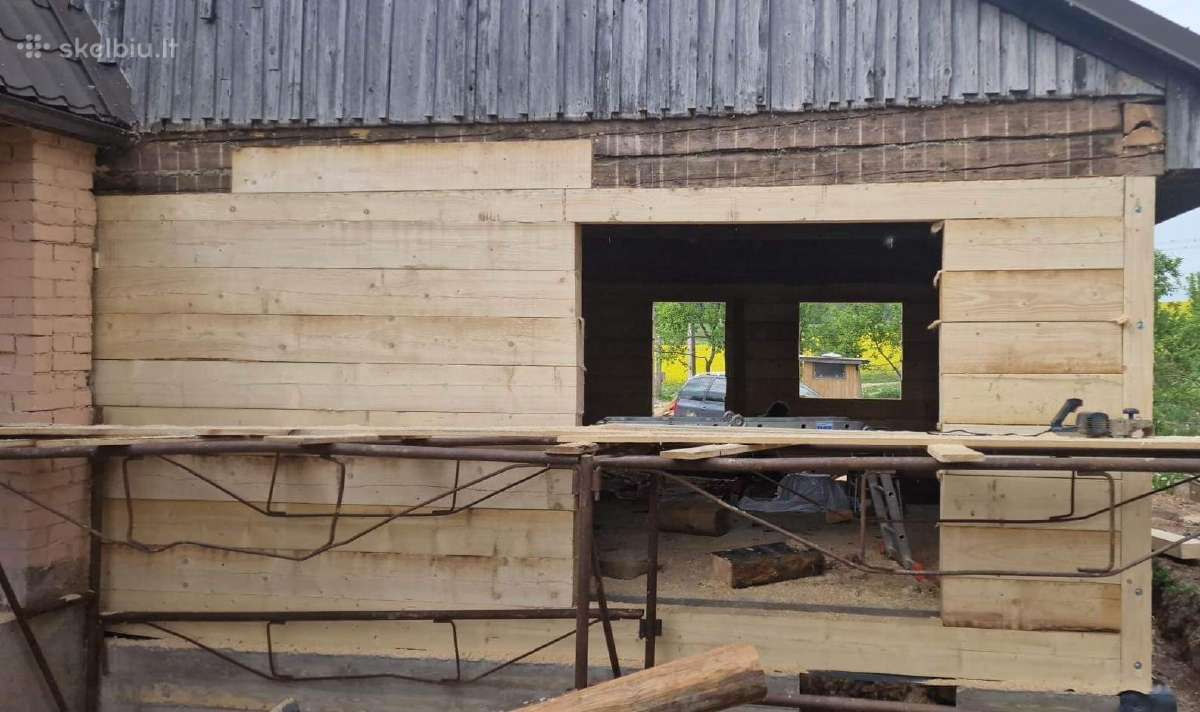 Senų rąstinių namų rekonstrukcija - nuotraukos Nr. 11