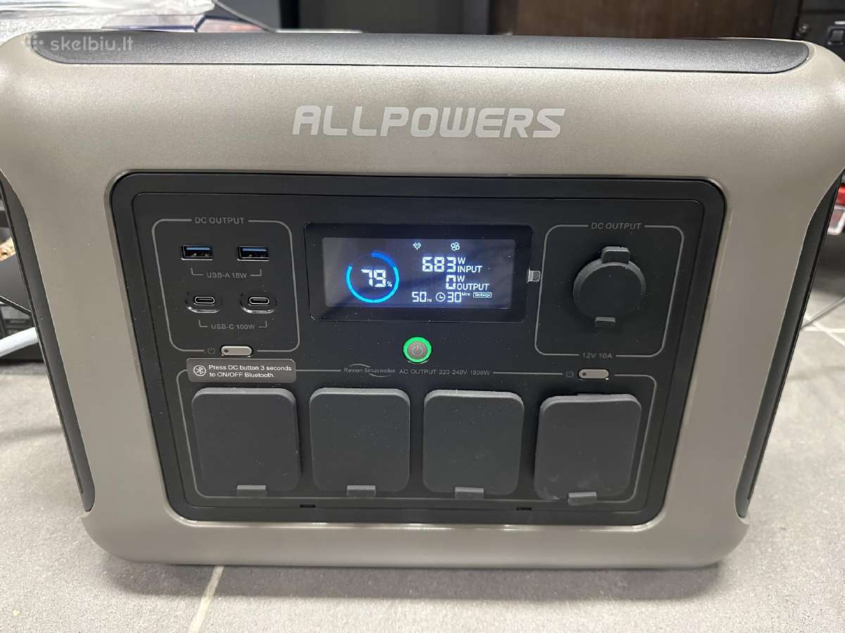 Allpowers R600 Portable Power Station 600w 299wh - nuotraukos Nr. 10