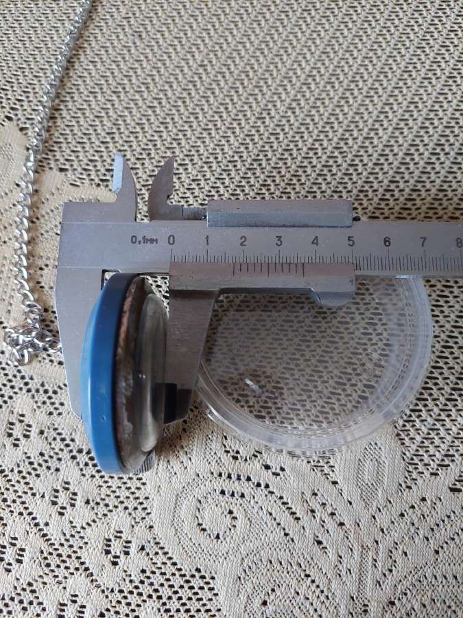 Gdr Kišeninis Mechaninis Laikrodis Ruhla . - nuotraukos Nr. 4