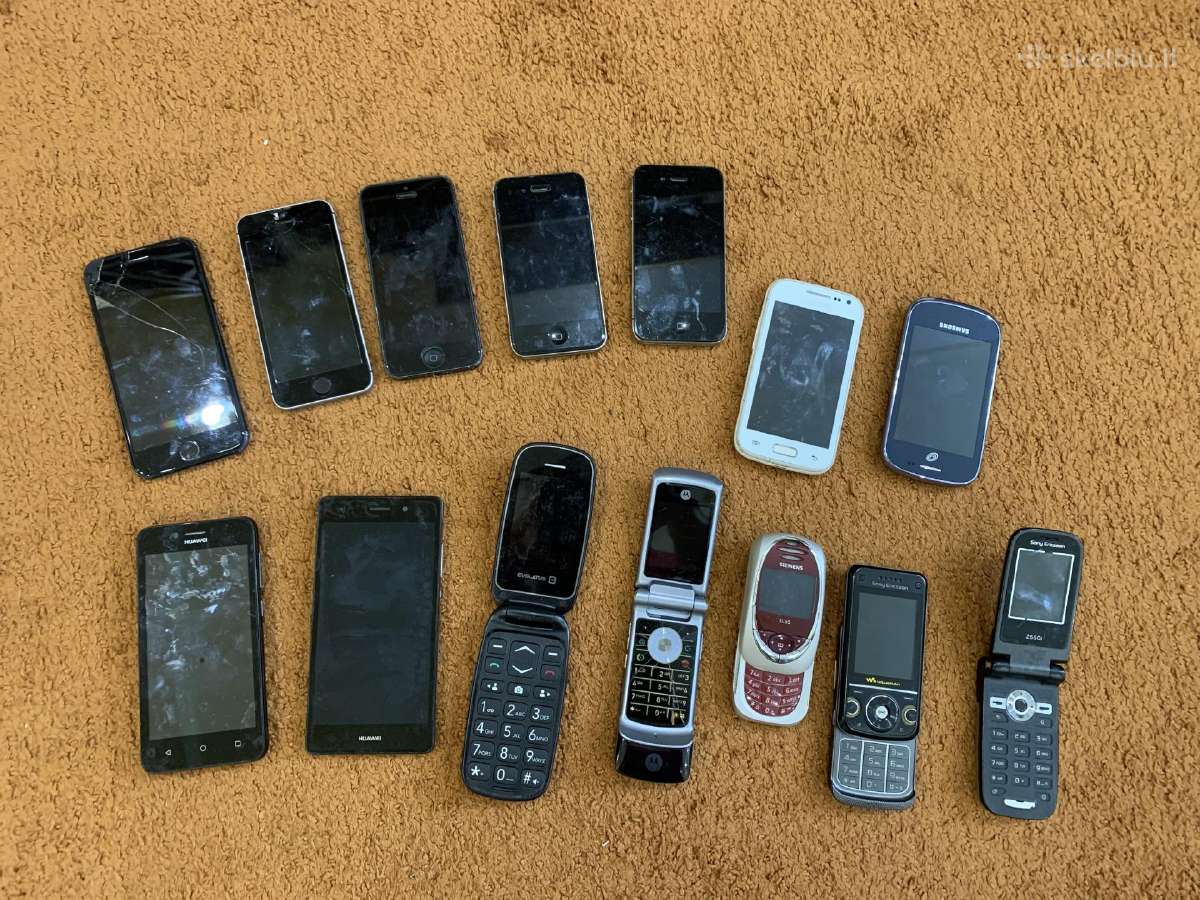 Ivairus mobilus telefonai