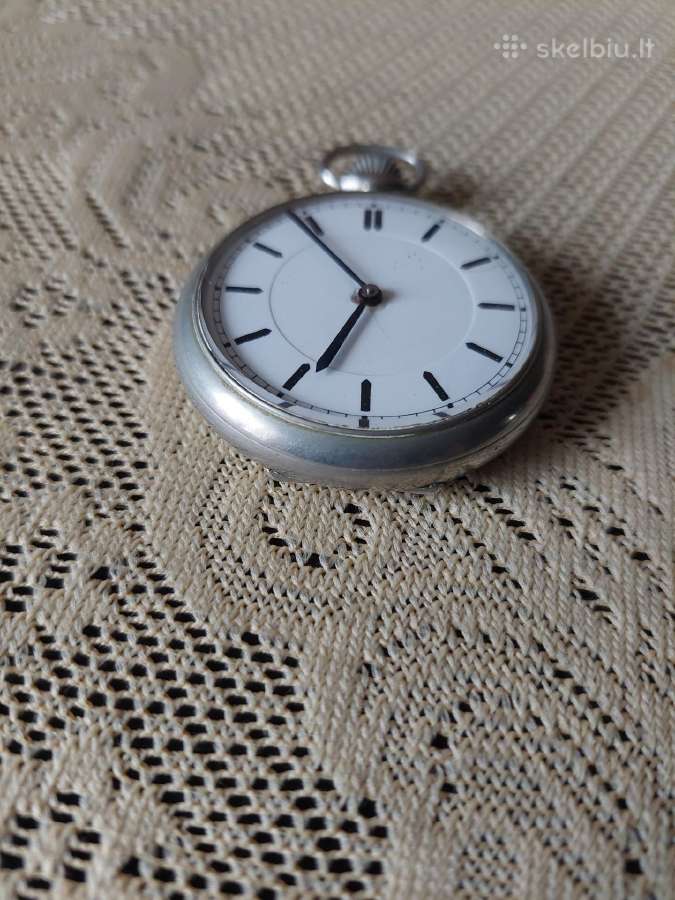 Senovinis Kišeninis Mechaninis Laikrodis Neveikia - nuotraukos Nr. 6