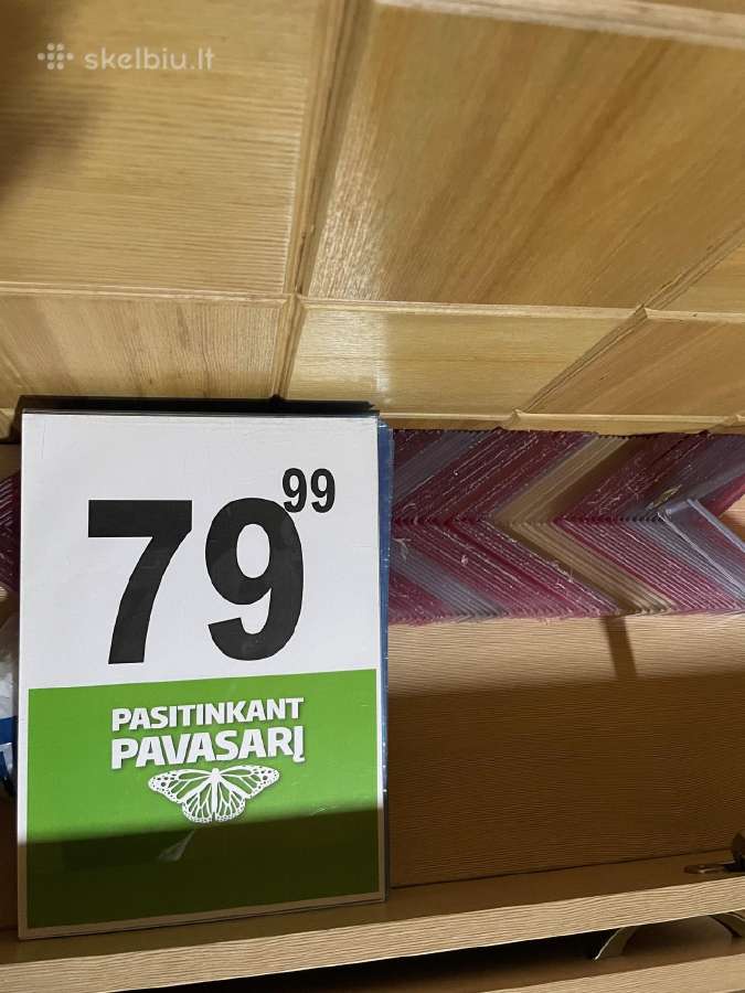 Parduodami kainų laikikliai, rėmeliai