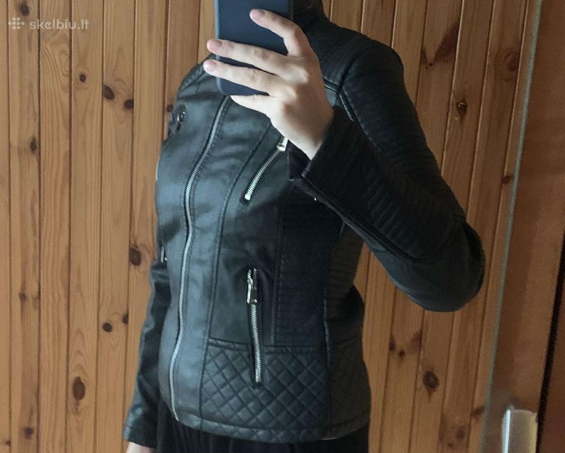 Nauja Moteriška Odinė striukė dydis S