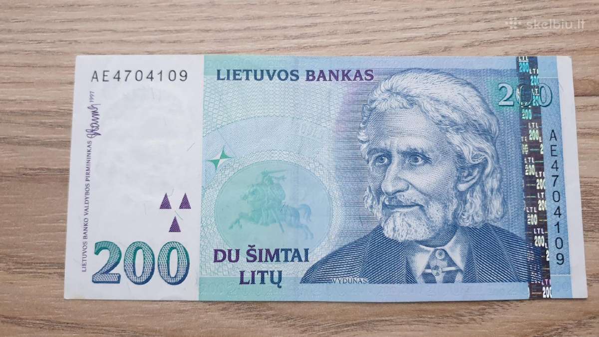 1997 metų 200 litų